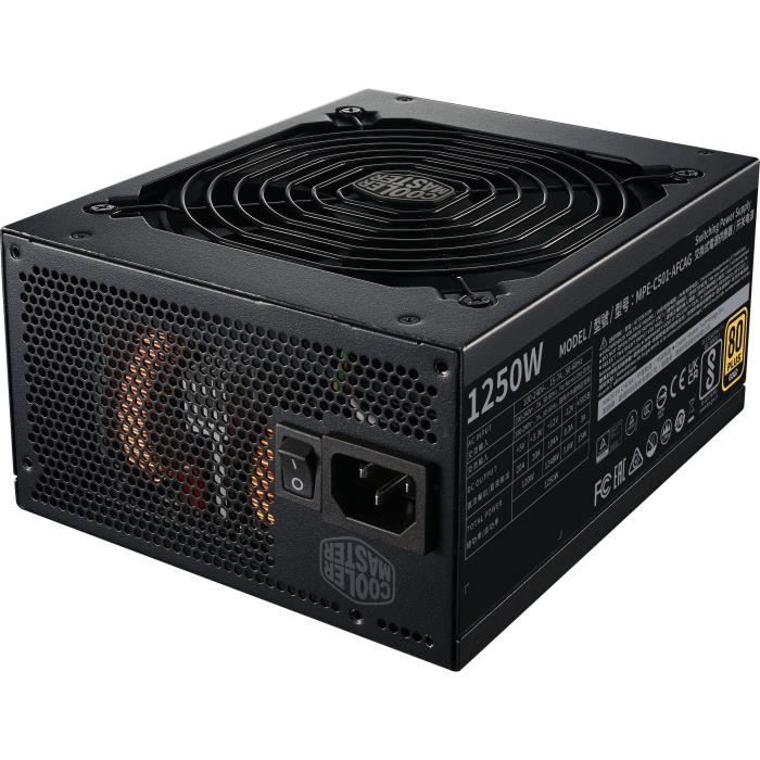 PC-voeding - COOLER MASTER - MPE-C501-AFCAG-3EEU - MWE Gold 1250W V2 ATX3.1 - 80+ GOLD - 1250 W