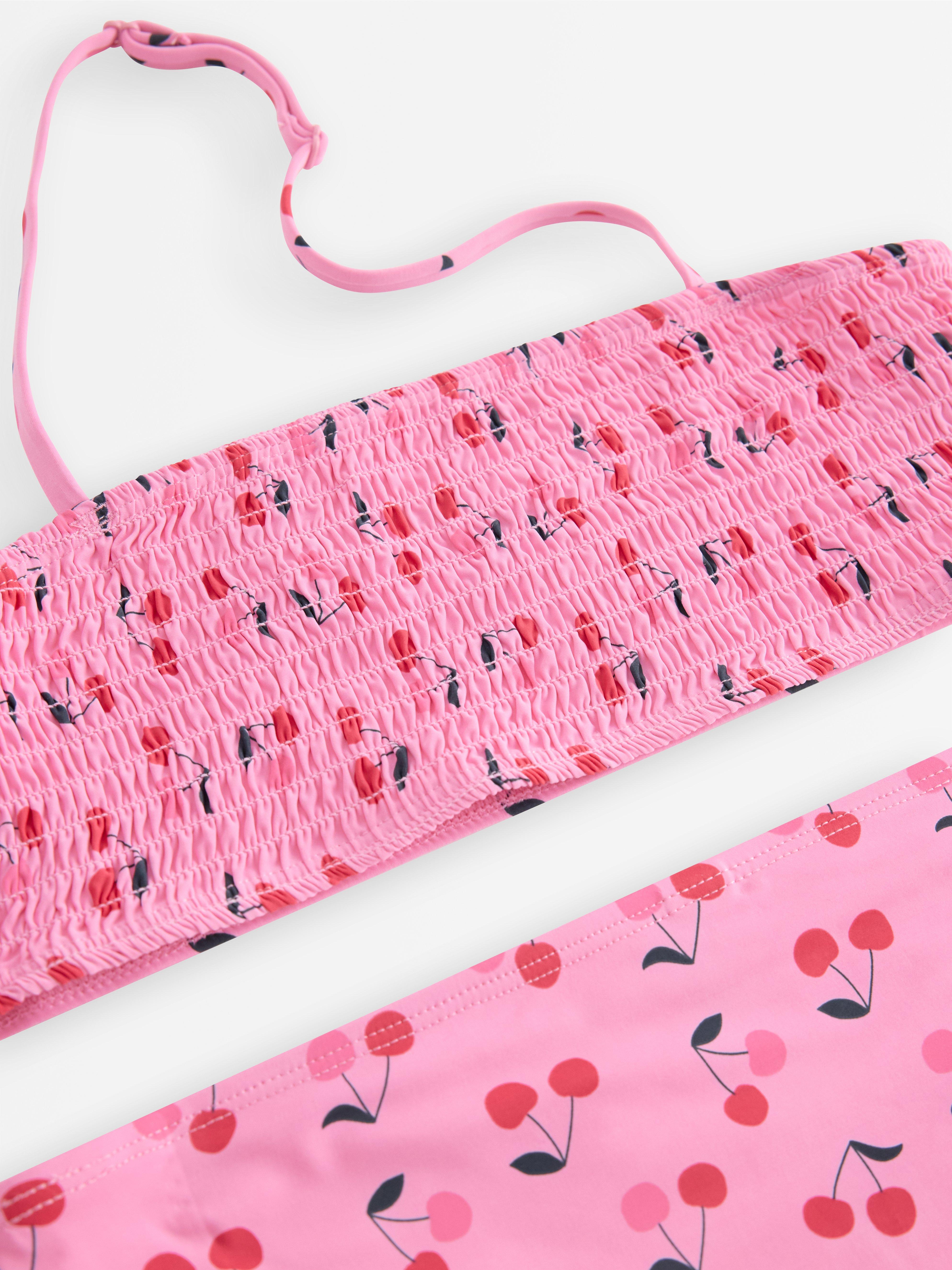 Conjunto de biquíni rosa claro