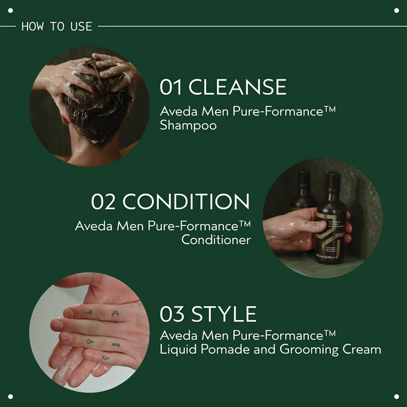 Aveda Men Pure - Formance™ Grooming Clay, massa de modelar para dar forma ao rosto.