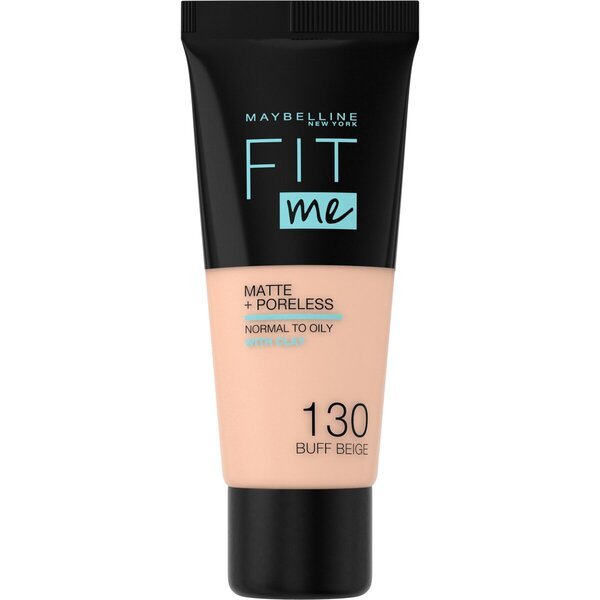 Maybelline New York Fit Me Matte & Poreless tekući puder u nijansi 130 Buff Beige