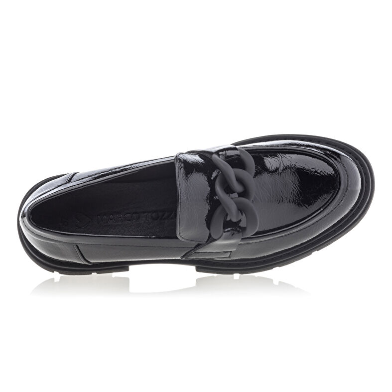 Svarte loafers/båtsko til dame