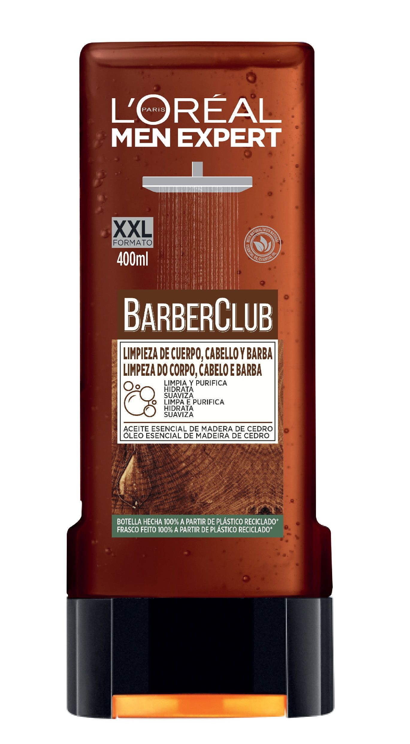 „Barber Club“ dušo želė barzdai, kūnui ir plaukams Vonios želė