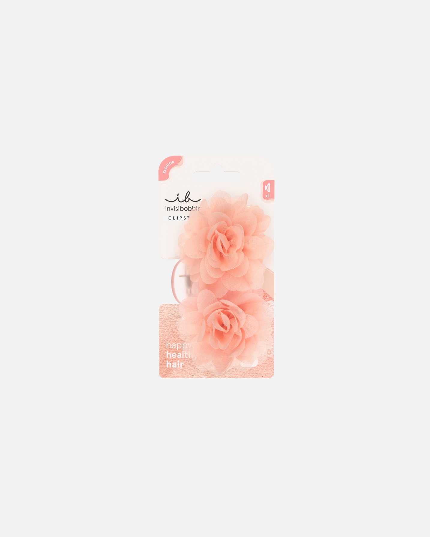 Unsichtbare Haarspange Clipstar Summer Rose - 1 Stück