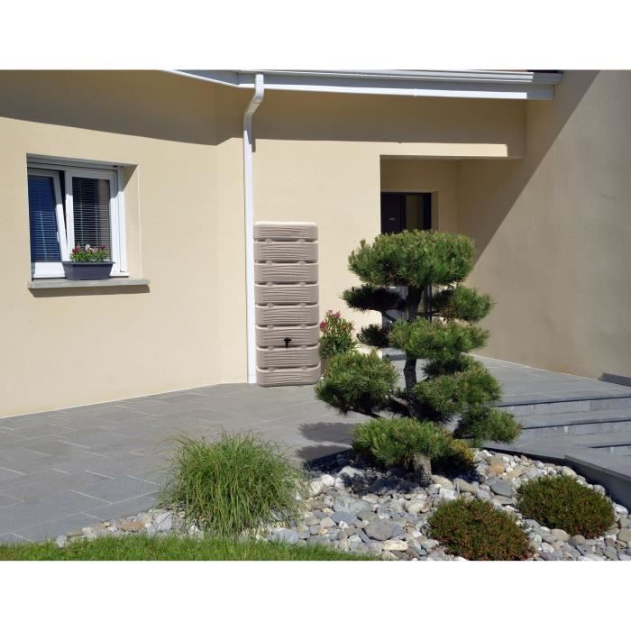 Regenfass - BELLI - Dune - 320 Liter - Anthrazit