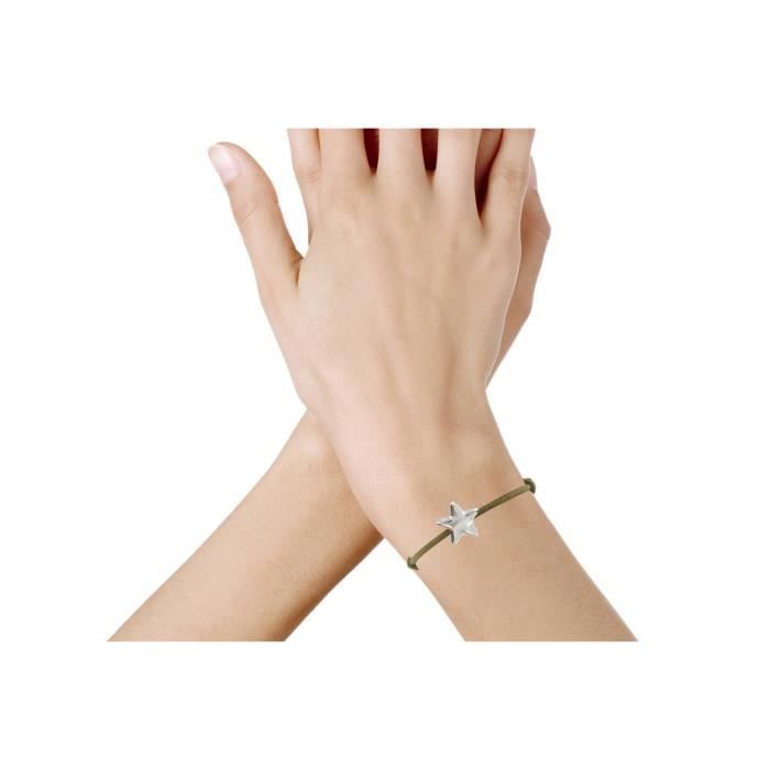 Bijoux Les Poulettes - Bracelet Etoile d'Argent…