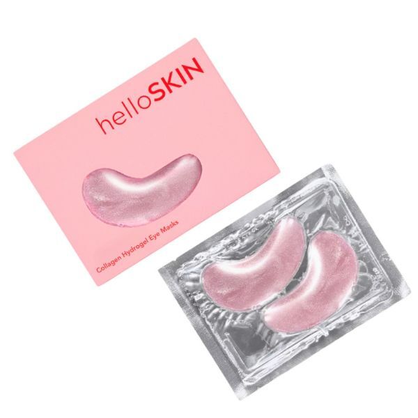 Máscaras de hidrogel para os olhos helloSkin, uso único - 1 par