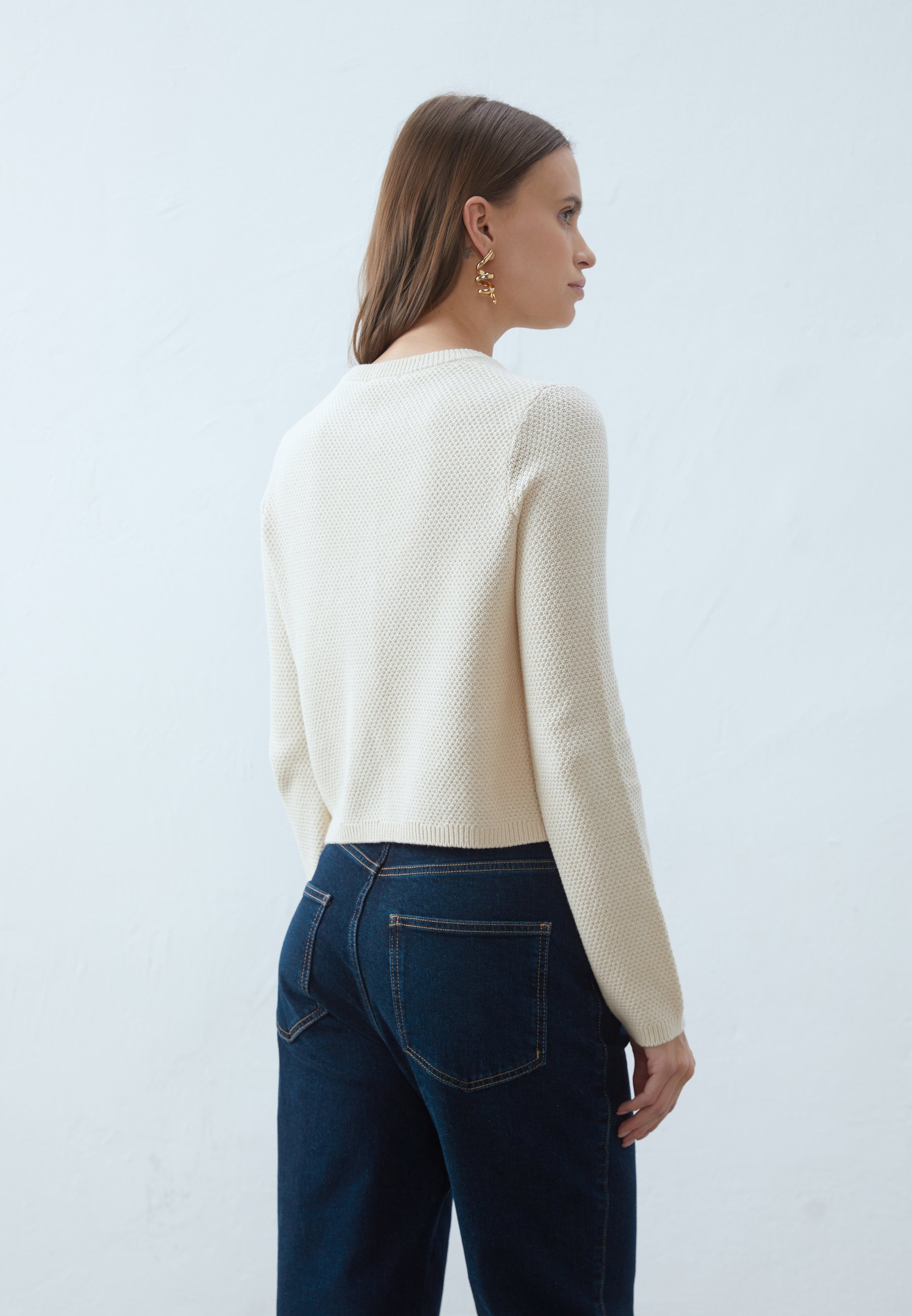 Cardigan Anna Field - color sabbia