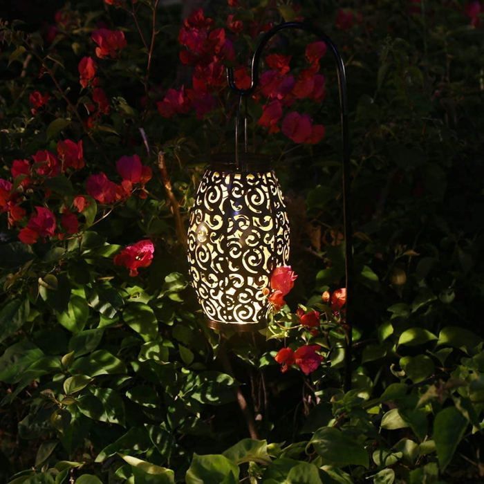 Faroles solares LED para exteriores