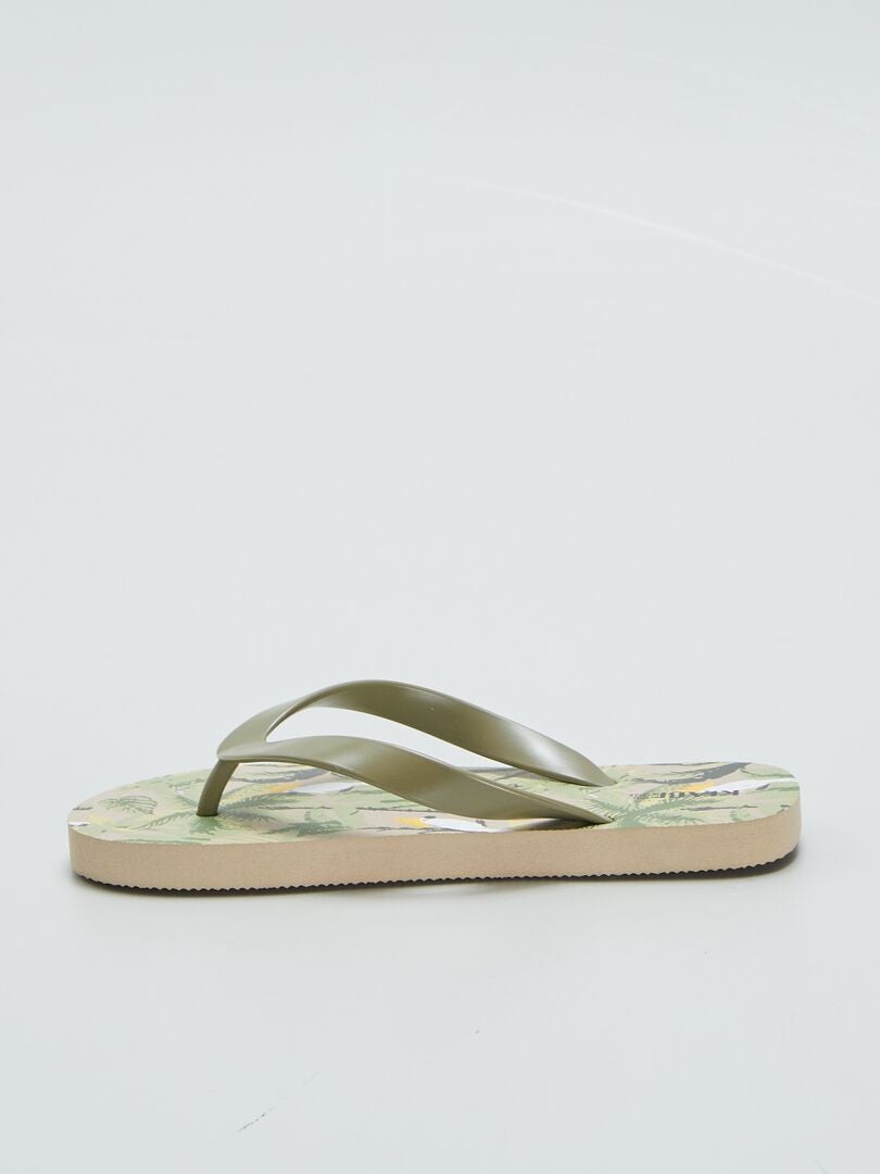 Chinelo de dedo - Cáqui