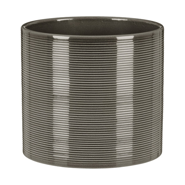 Keramik-Blumentopf 3er Set Ø 16 cm, Glass Grey