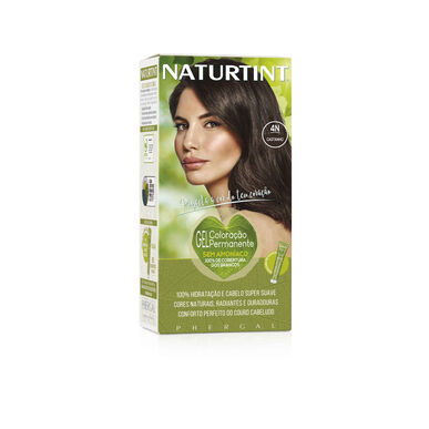 Naturtint ilgalaikiai geliniai plaukų dažai 4N natūrali ruda 170 ml 170 ml