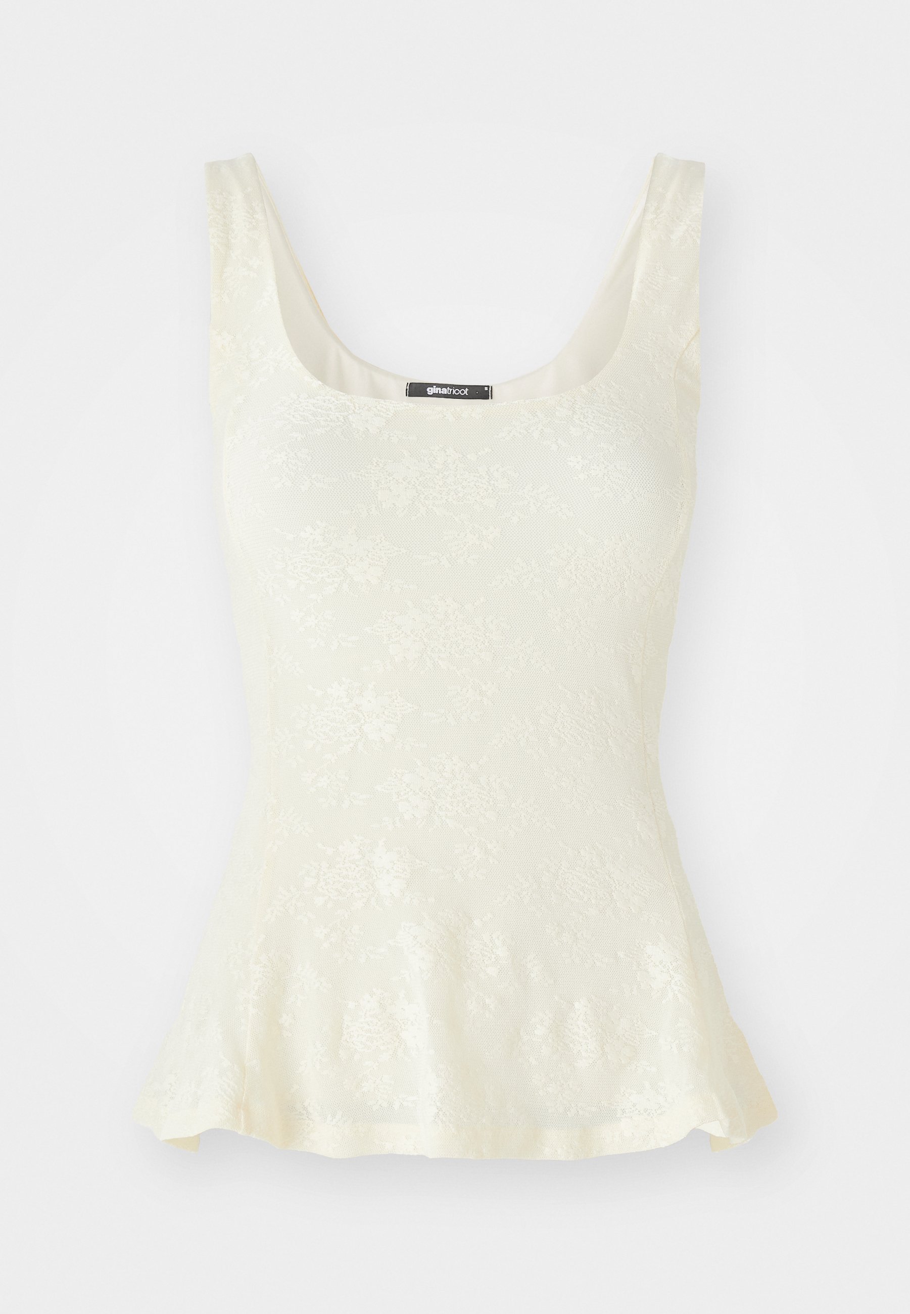 Gina Tricot SINGLET - Top - glassa al limone
