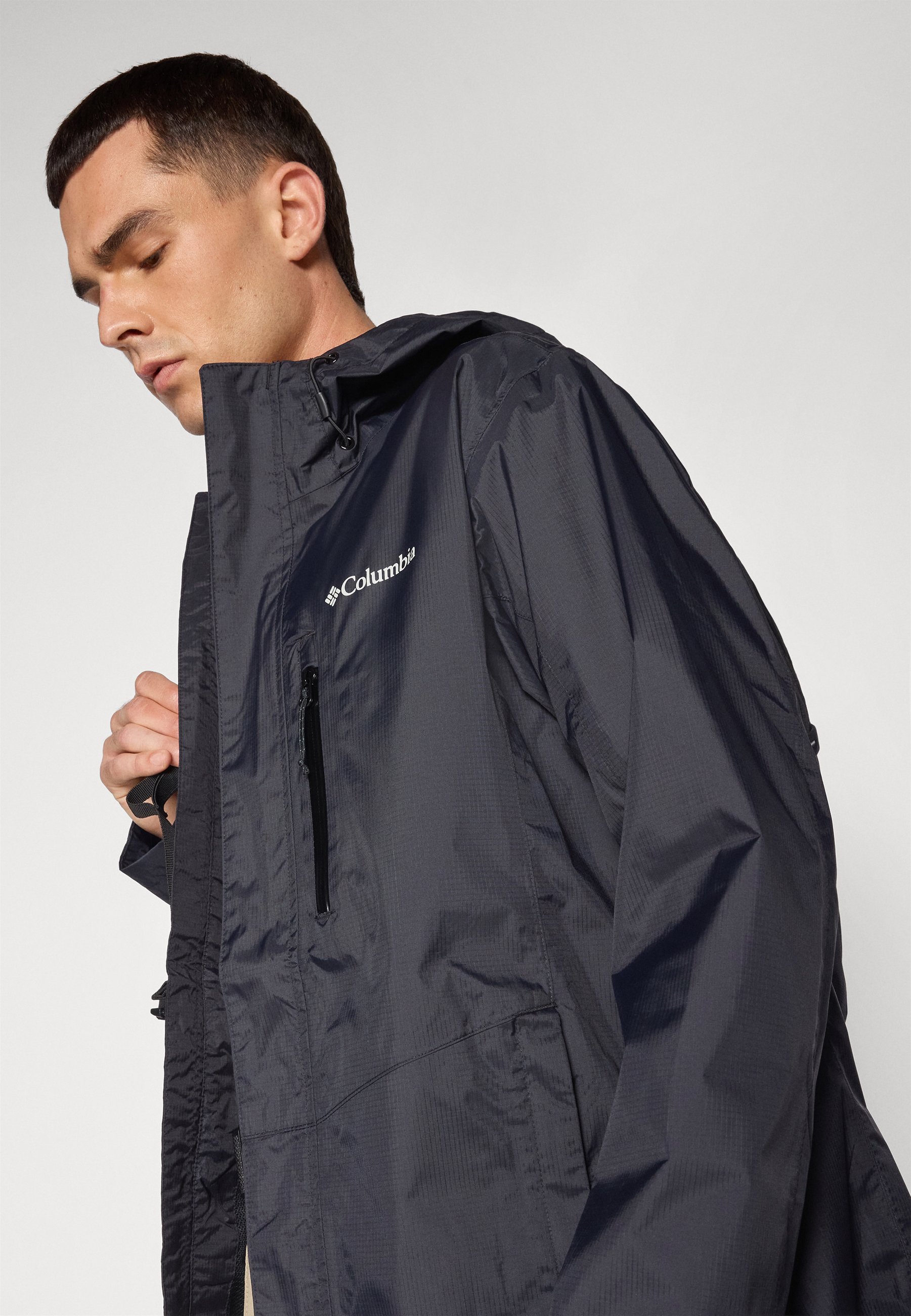 Veste Columbia POURING ADVENTURE - Veste hardshell - noire