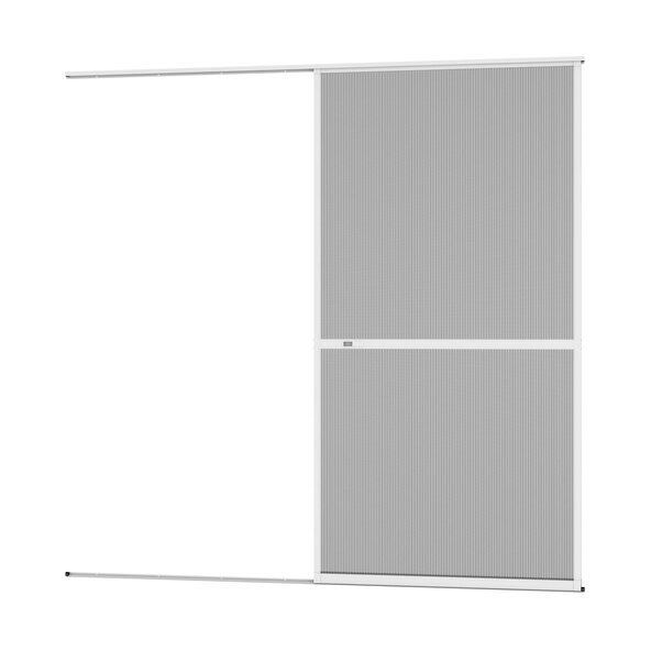 Plasă anti-insecte cu ușă glisantă din aluminiu Comfort 120 x 240 cm, albă