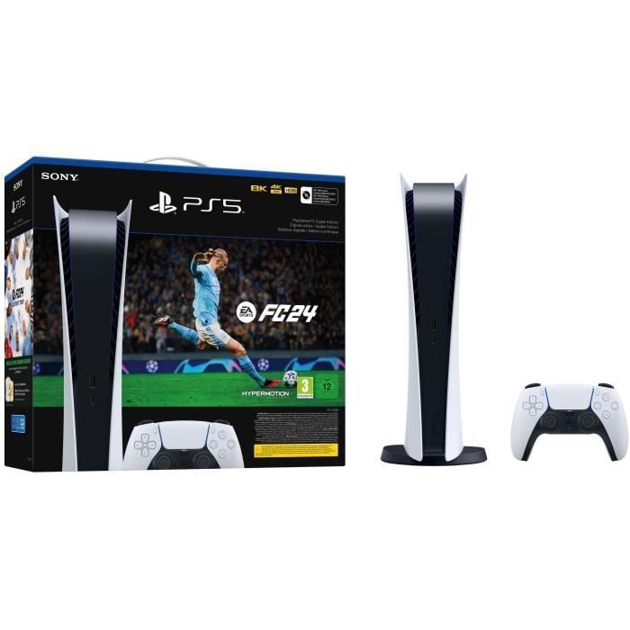 Console PlayStation 5 - Édition Digitale + EA Sports FC 24