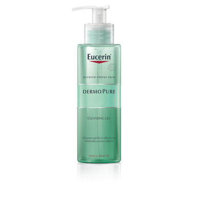 Eucerin Dermo Pure Čisticí gel pro mastnou pleť, zklidňující, 200 ml