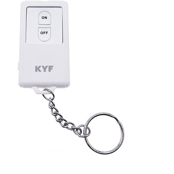 Kit di allarme espandibile con rilevamento di movimento - KYF - 434MHz - Luce di segnalazione - 3 sensori per porte/finestre - 2 telecomandi