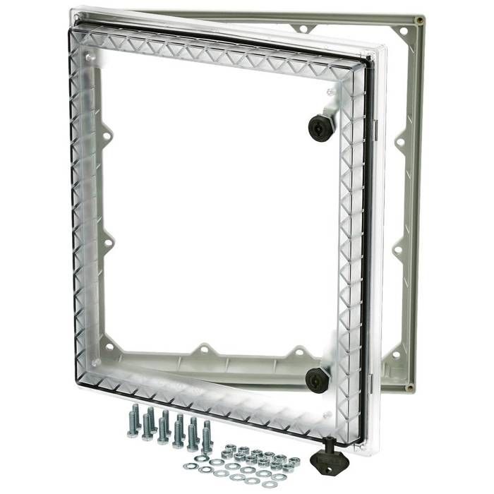 Glazed window - FIBOX - PW 343009 - Transparent - UV resistant - Low profile and secure