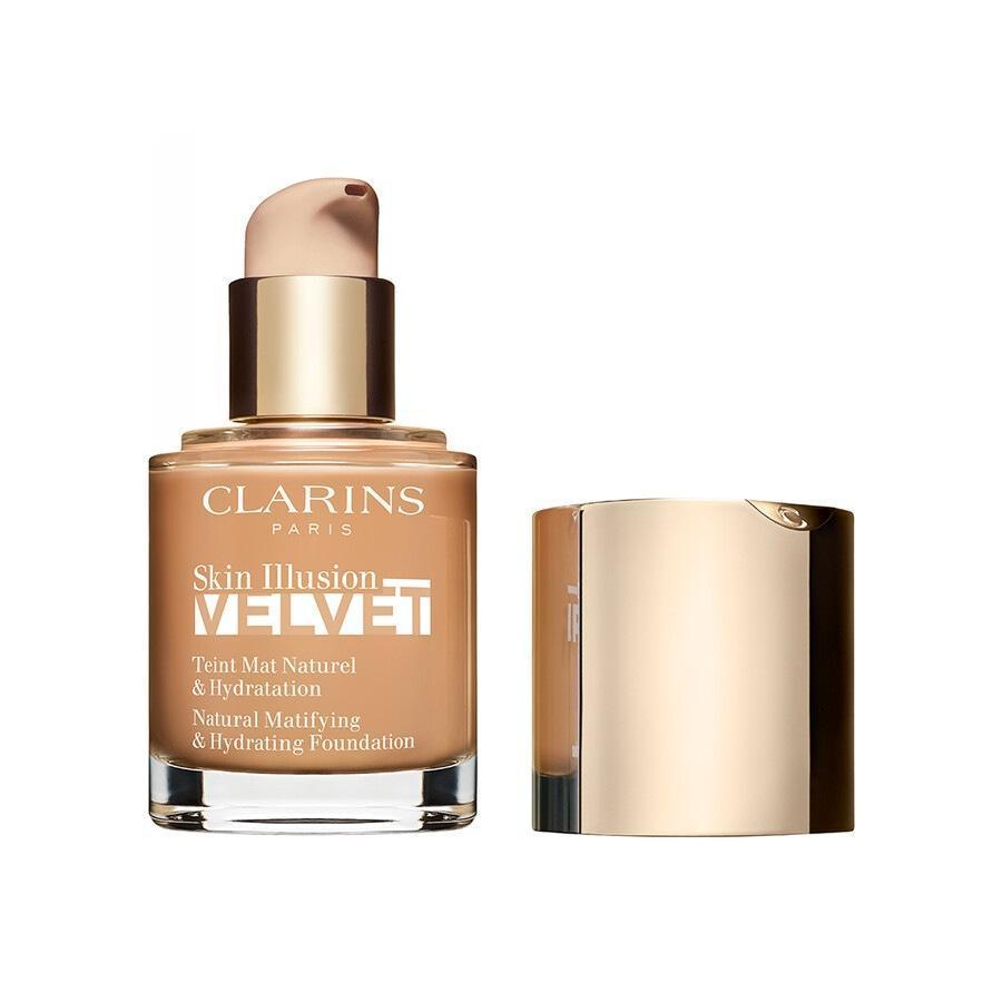 „Clarins Foundation Skin Illusion Velvet“ makiažo pagrindas – 30 ml
