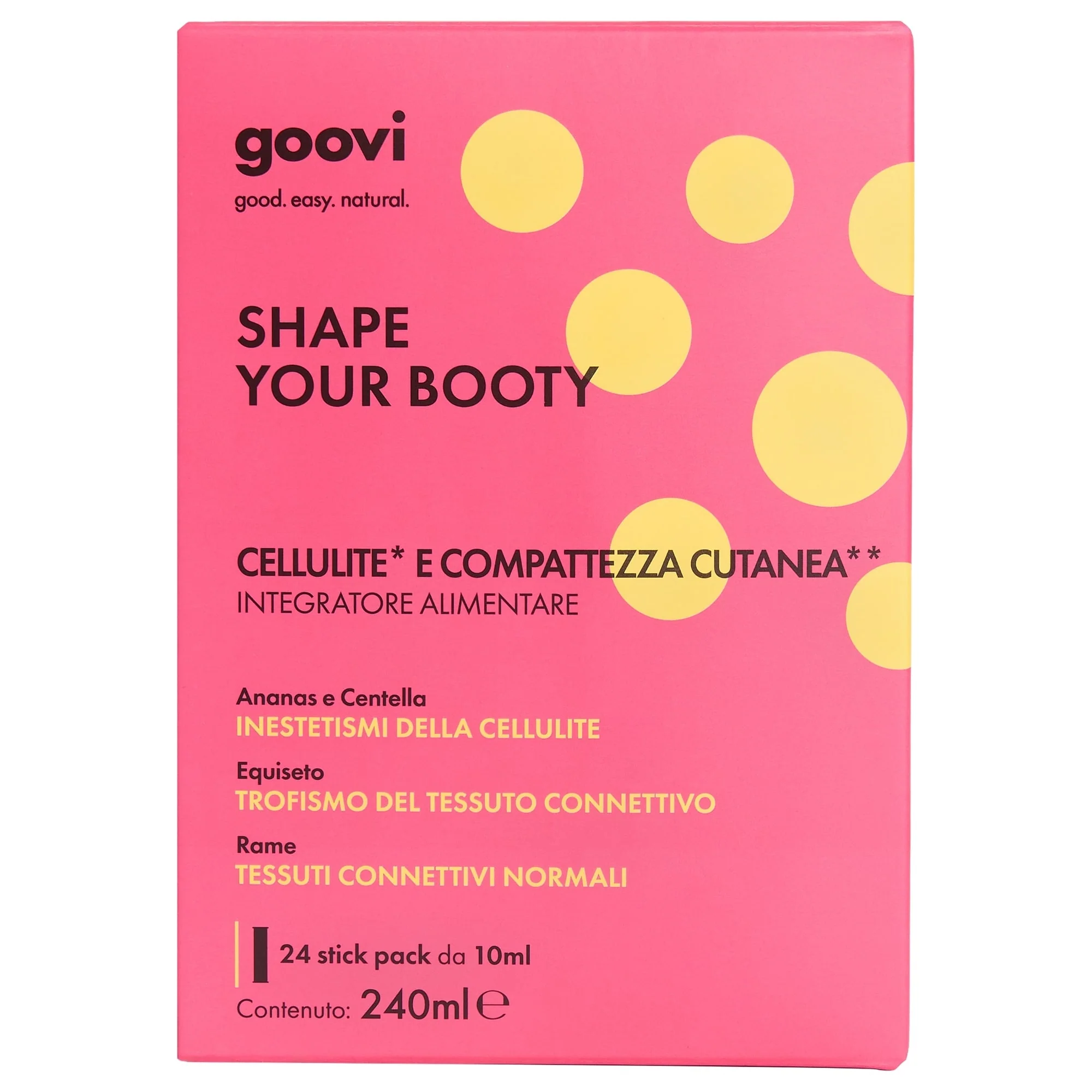 Integratori Alimentari Cellulite E Compattezza Cutanea SHAPE YOUR BOOTY - Integratore Circolazione, Integratore Drenante