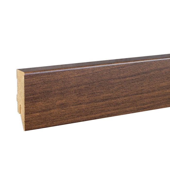 Kosche Plinthe Lecco-39 72930 16 x 58 x 2500 mm Plinthe Plinthe de sol Noyer We