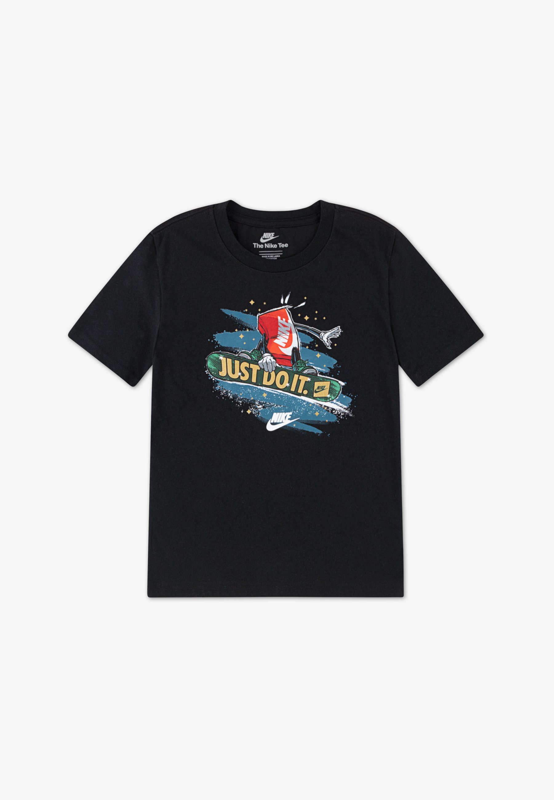 Nike Sportswear T-shirt met print - zwart