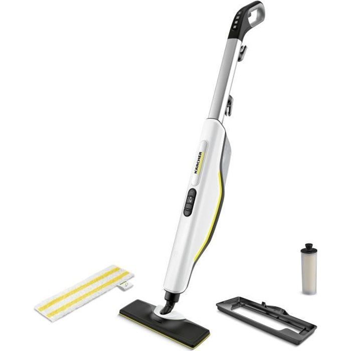 KARCHER SC 3 Upright EasyFix - Scopa a vapore - 1600W - Riscaldamento rapido in 30 secondi - Pulisce 60 m² - Elimina fino al 99,99% dei virus