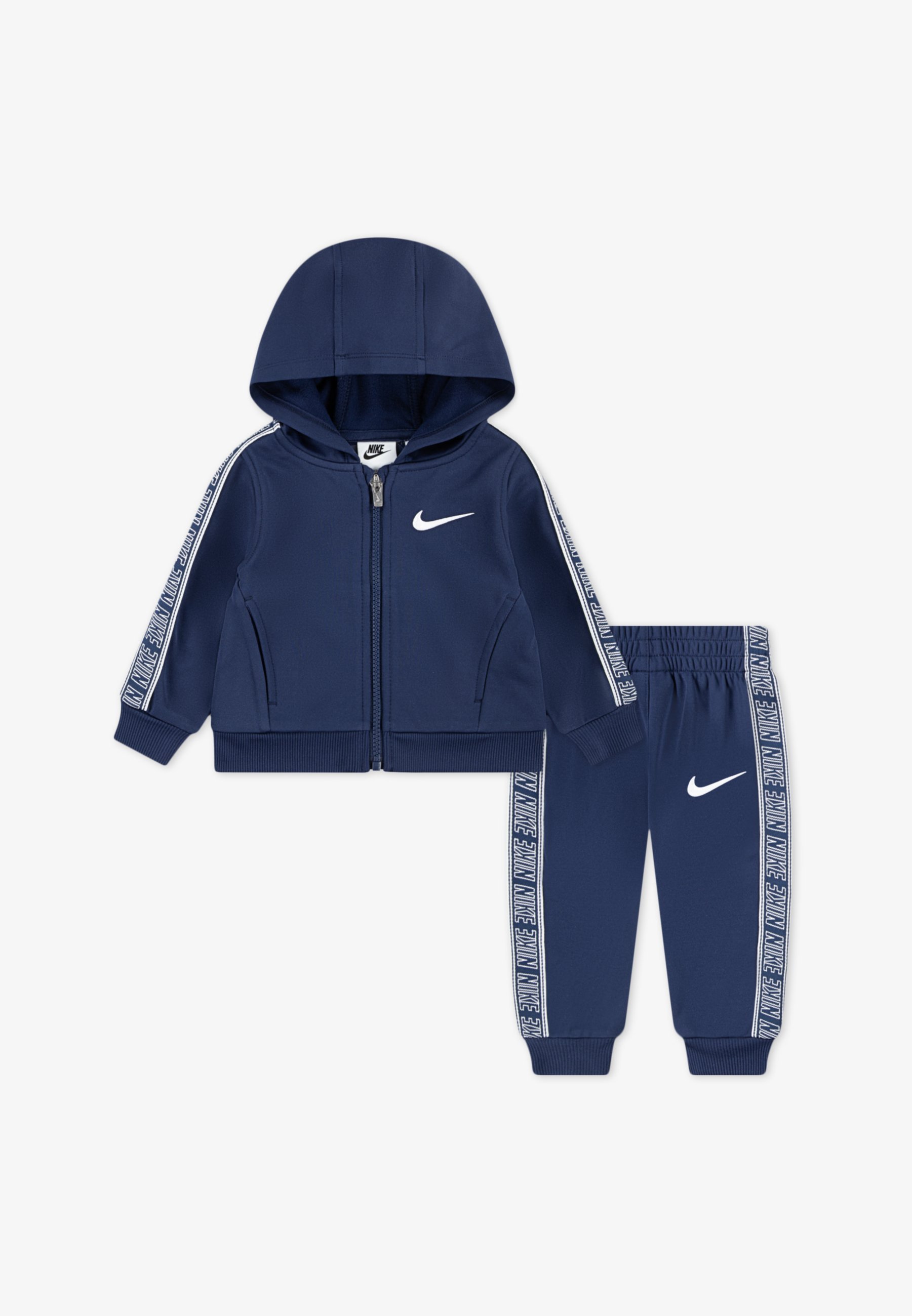 Tuta Nike Sportswear con cappuccio Propus Taping Set unisex - blu notte