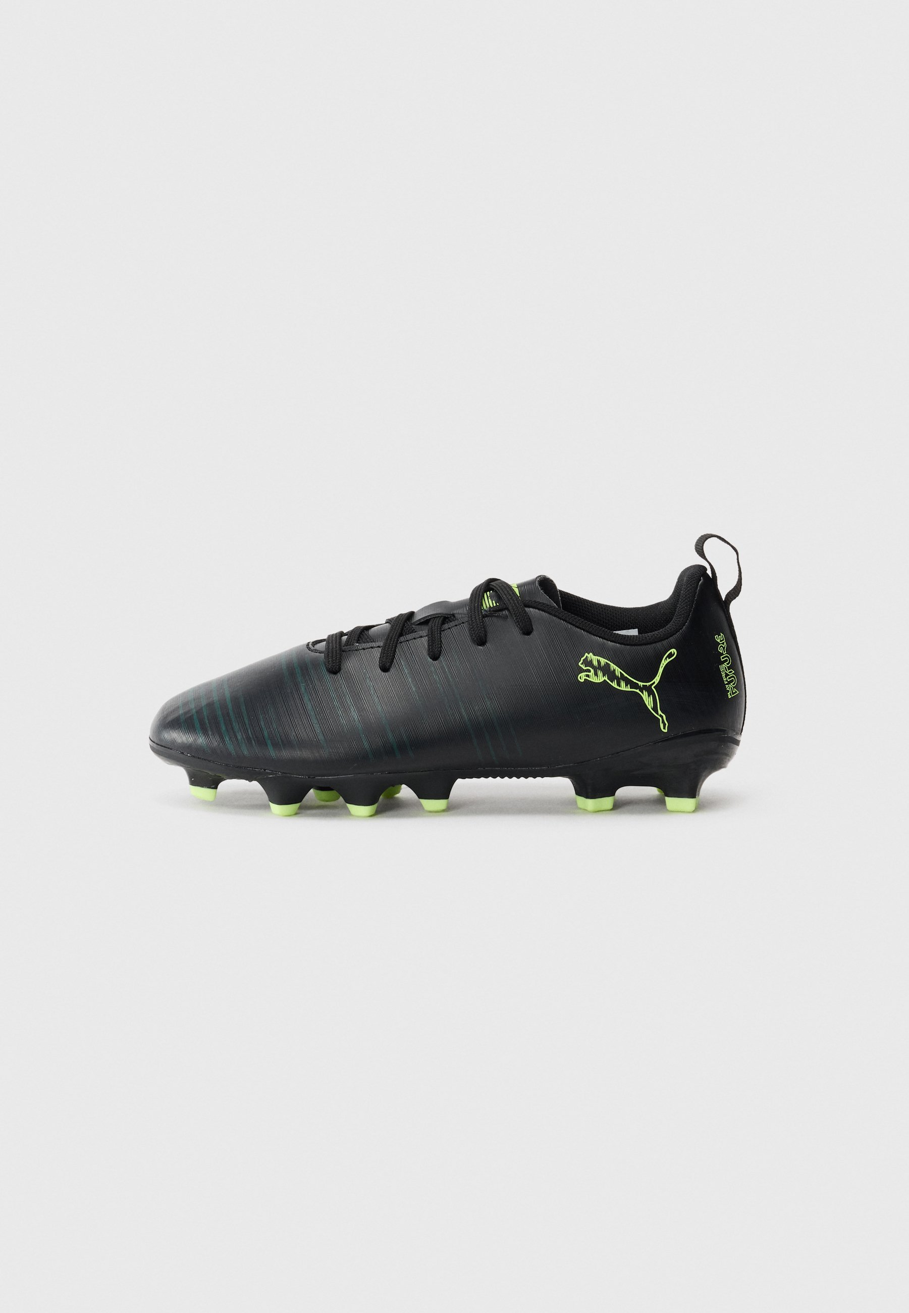 Puma FUTURE 8 PLAY UNISEX - Turf voetbalschoenen - zwart/lichtgroen/turf
