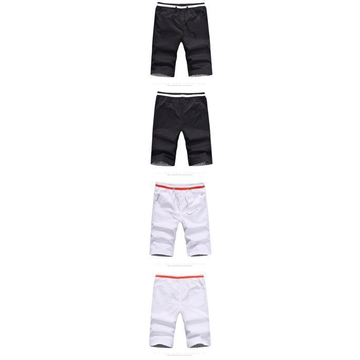 Bermuda masculina casual esportiva... - Branca