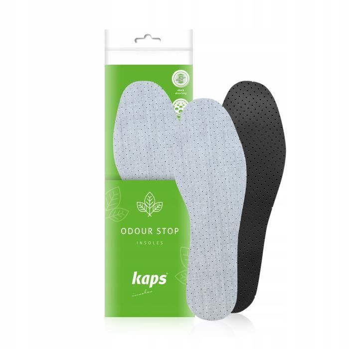 Semelles intérieures - Kaps - Charbon actif - Anti-odeurs - Confortables - Taille 36–46 EU