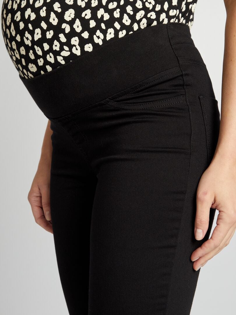 Pantalones de punto elástico tipo jeggings - negros