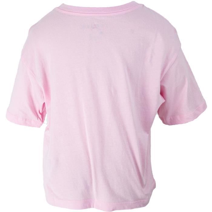 Maglietta Nike Air Jordan Junior Essentials - Rosa - Maniche corte - Bambina - Multisport
