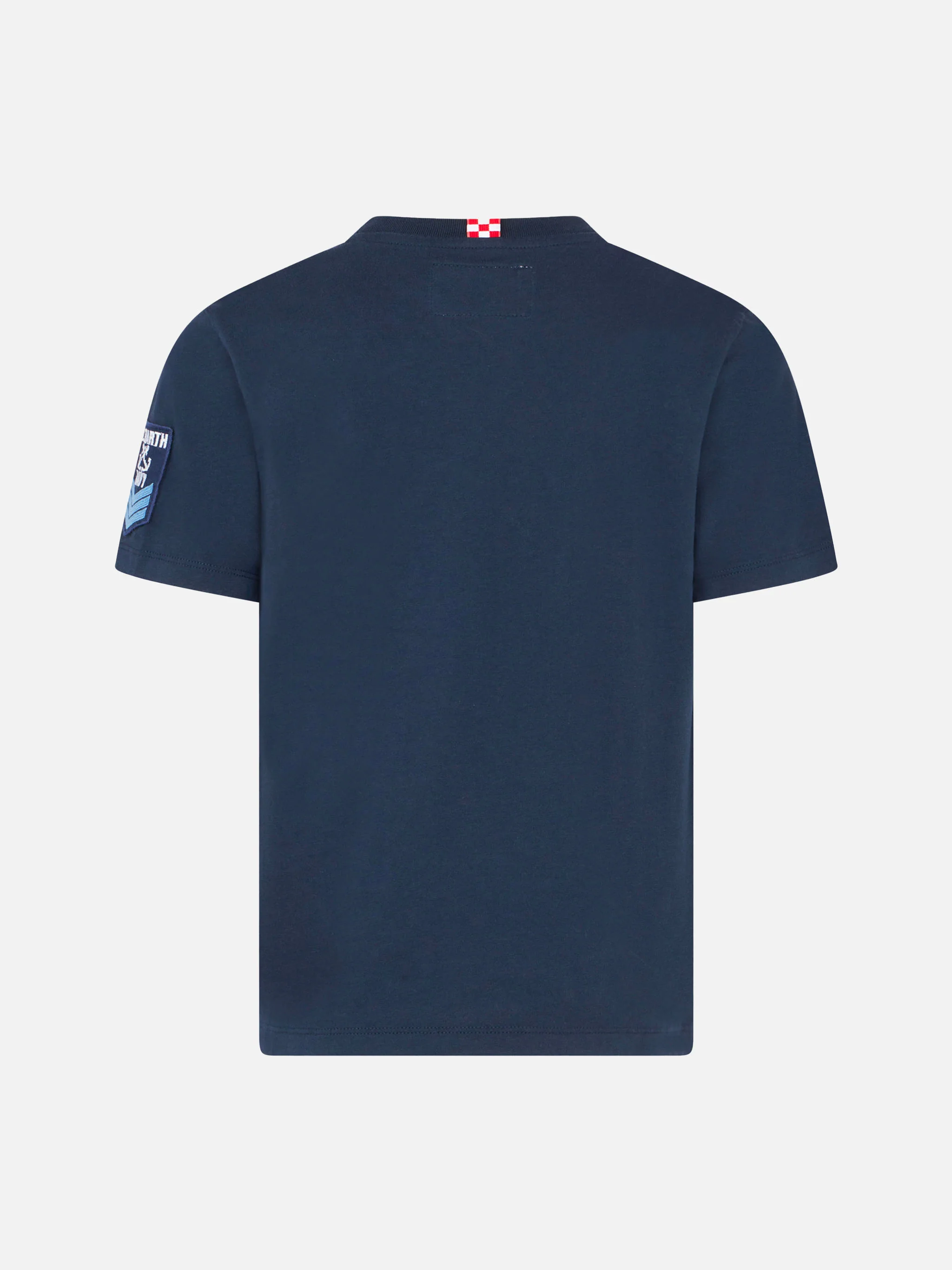 Lichtblauw T-shirt voor St. Patrick's Day. Barth Navy
