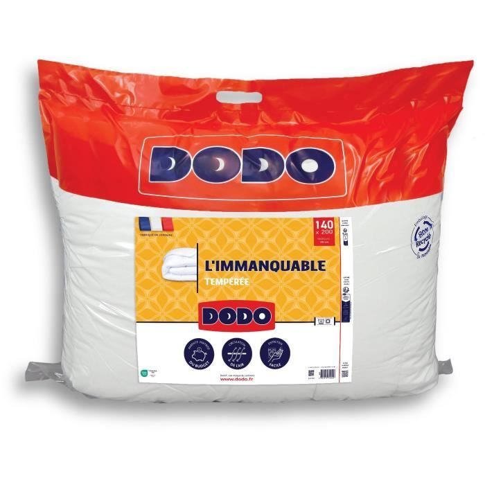 Piumino DODO di peso medio 250 g/m² - UN MUST-HAVE - 140 x 200 cm - Bianco