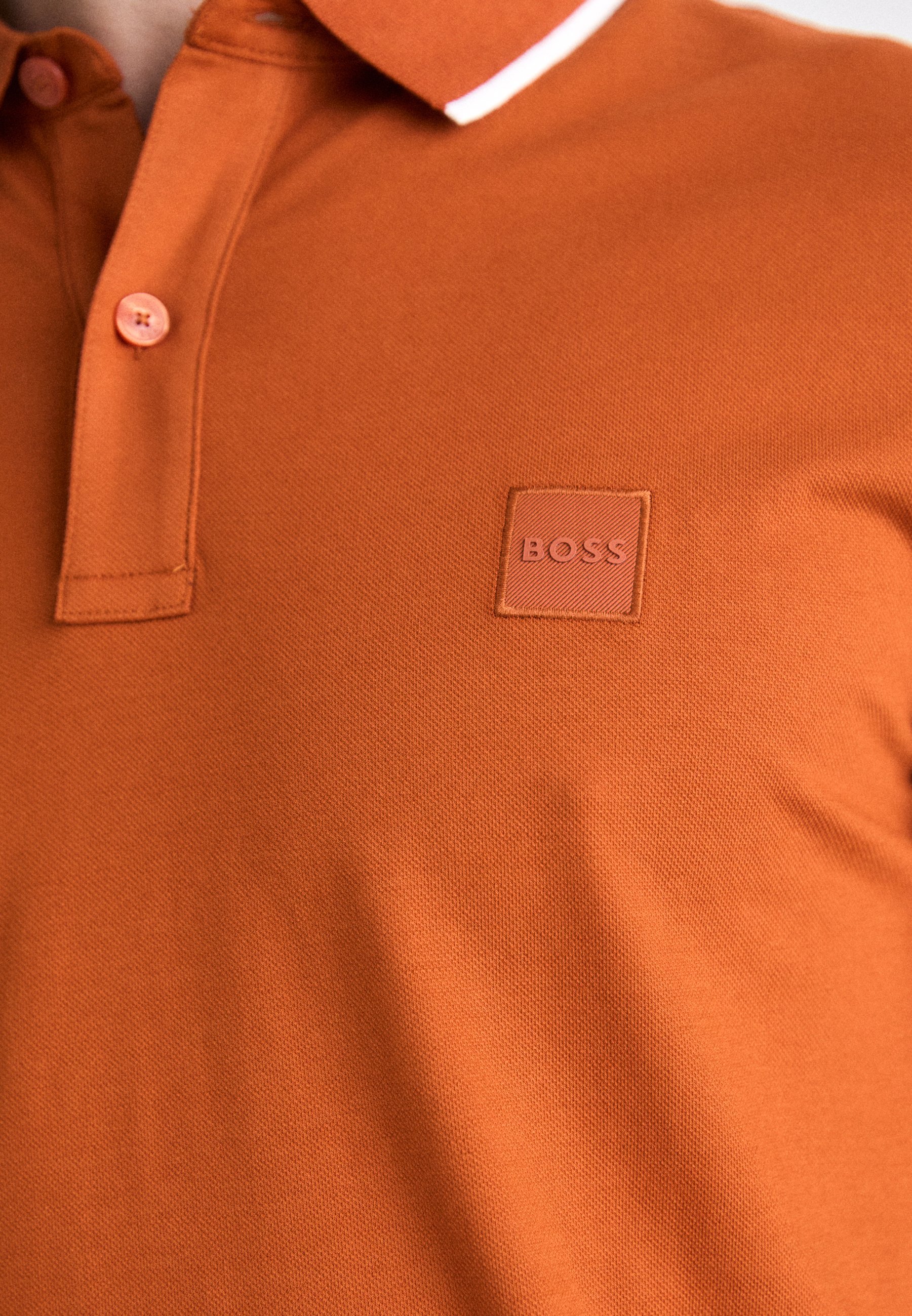 BOSS PASSERTIP - Poloshirt - open oranje