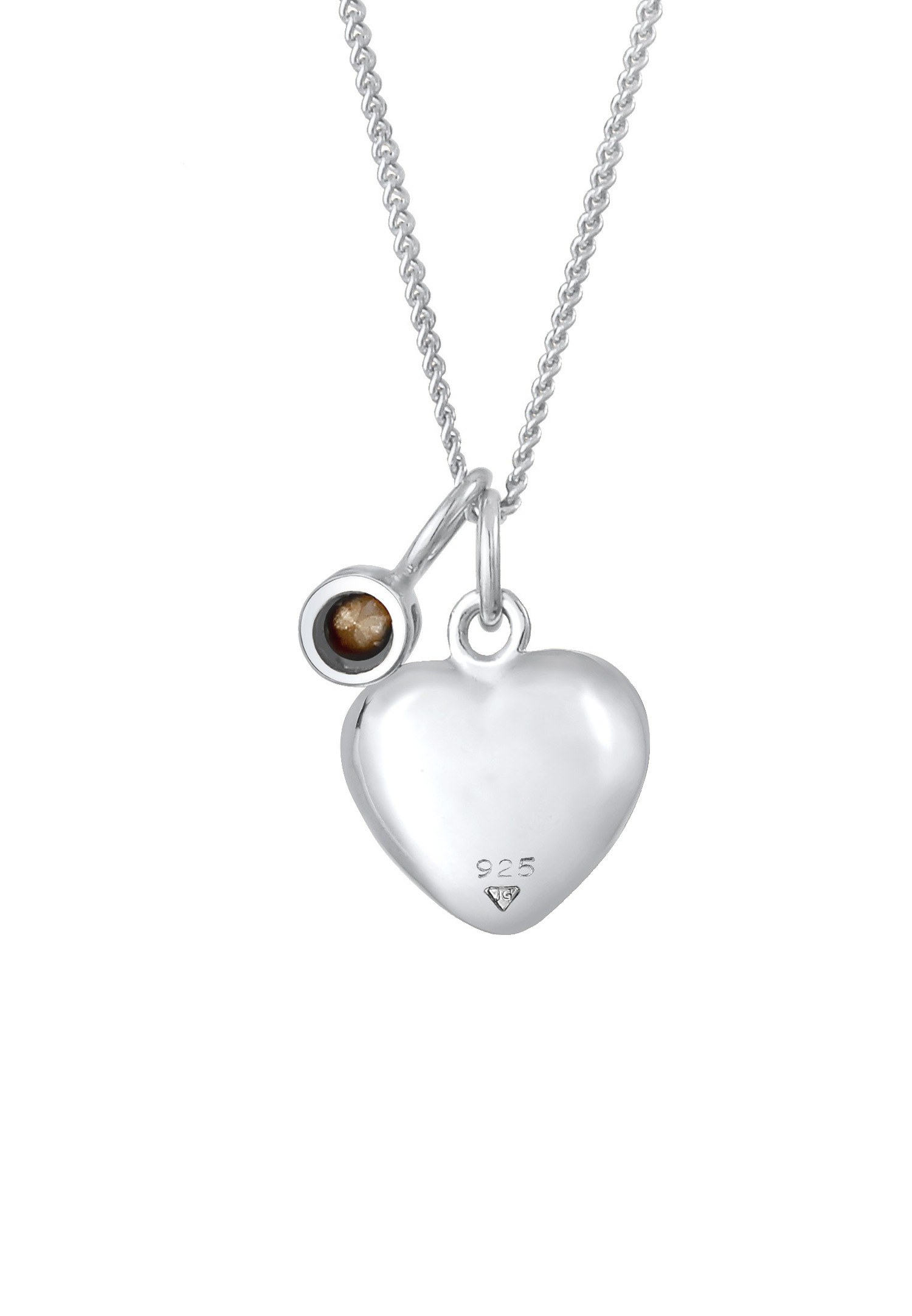 Elli Femmes pendentif cœur avec cristal en argent sterling 925