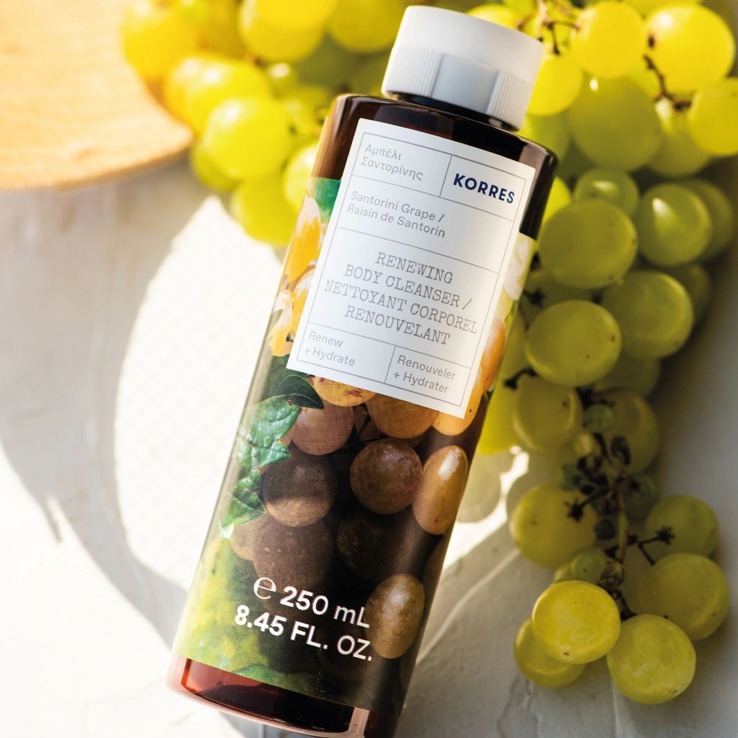 KORRES Gel douche Vignes de Santorin