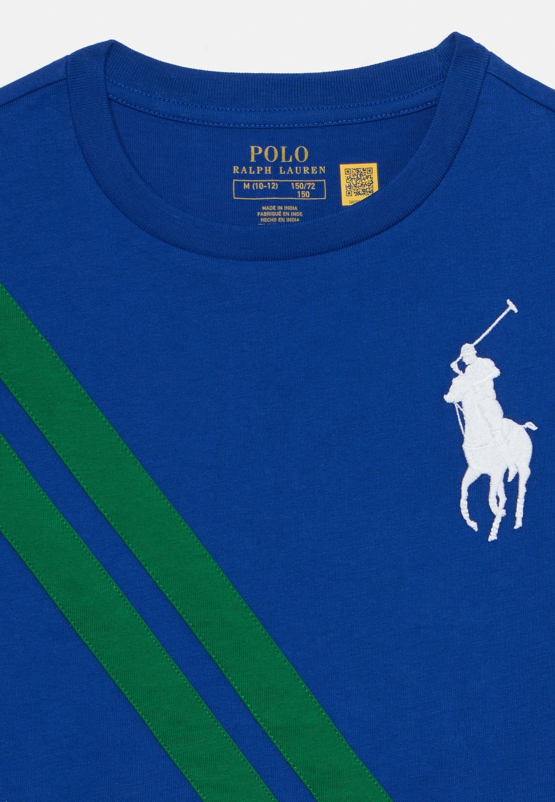 Polo Ralph Lauren Basic T-shirt - klassiek azuurblauw/sportgroen