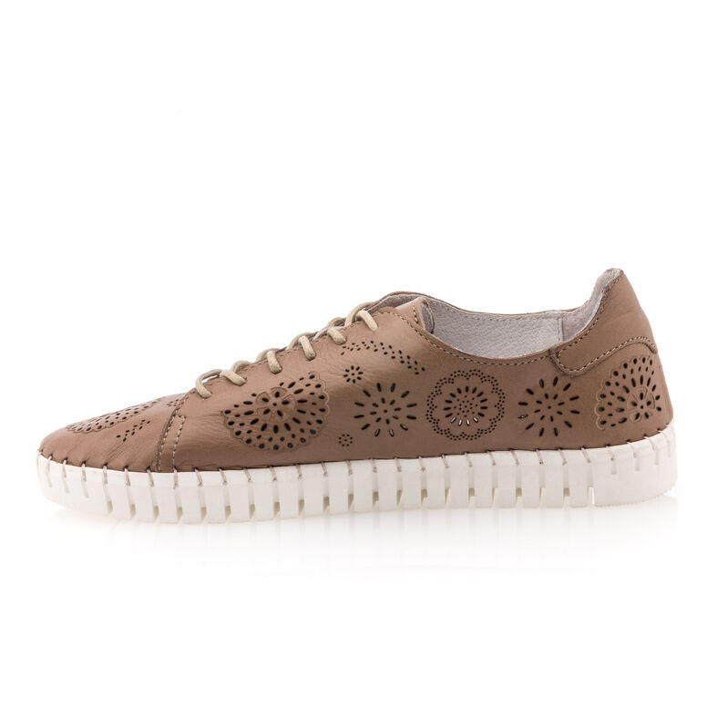 Zapatillas deportivas para mujer color marrón