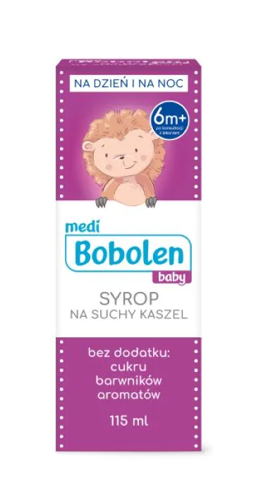 Bobolen Baby, Syrop na suchy kaszel bez dodatku cukru
