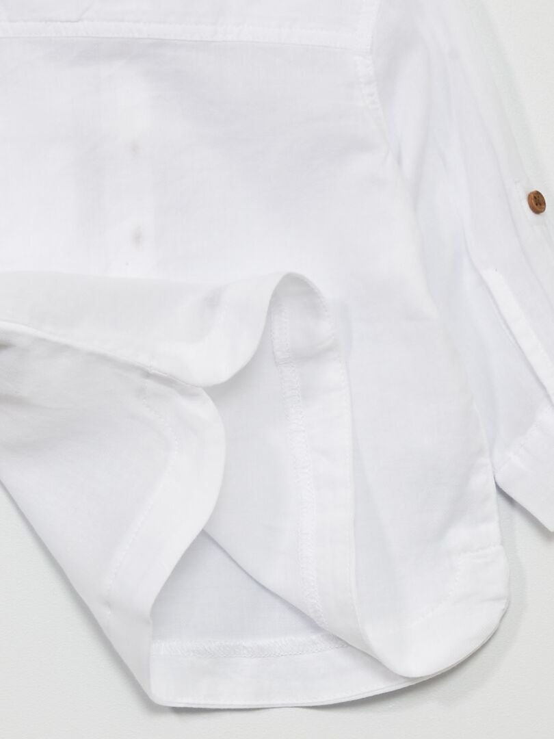 Camisa com gola Seraph - BRANCA