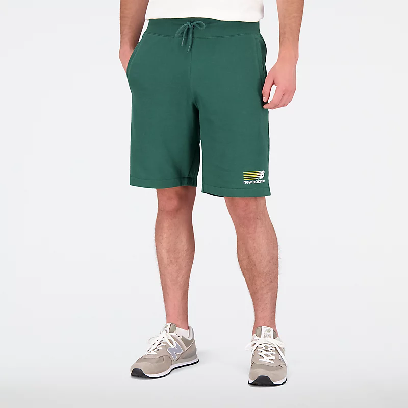 Męskie spodenki sportowe Core French Terry – NIGHTWATCH GREEN