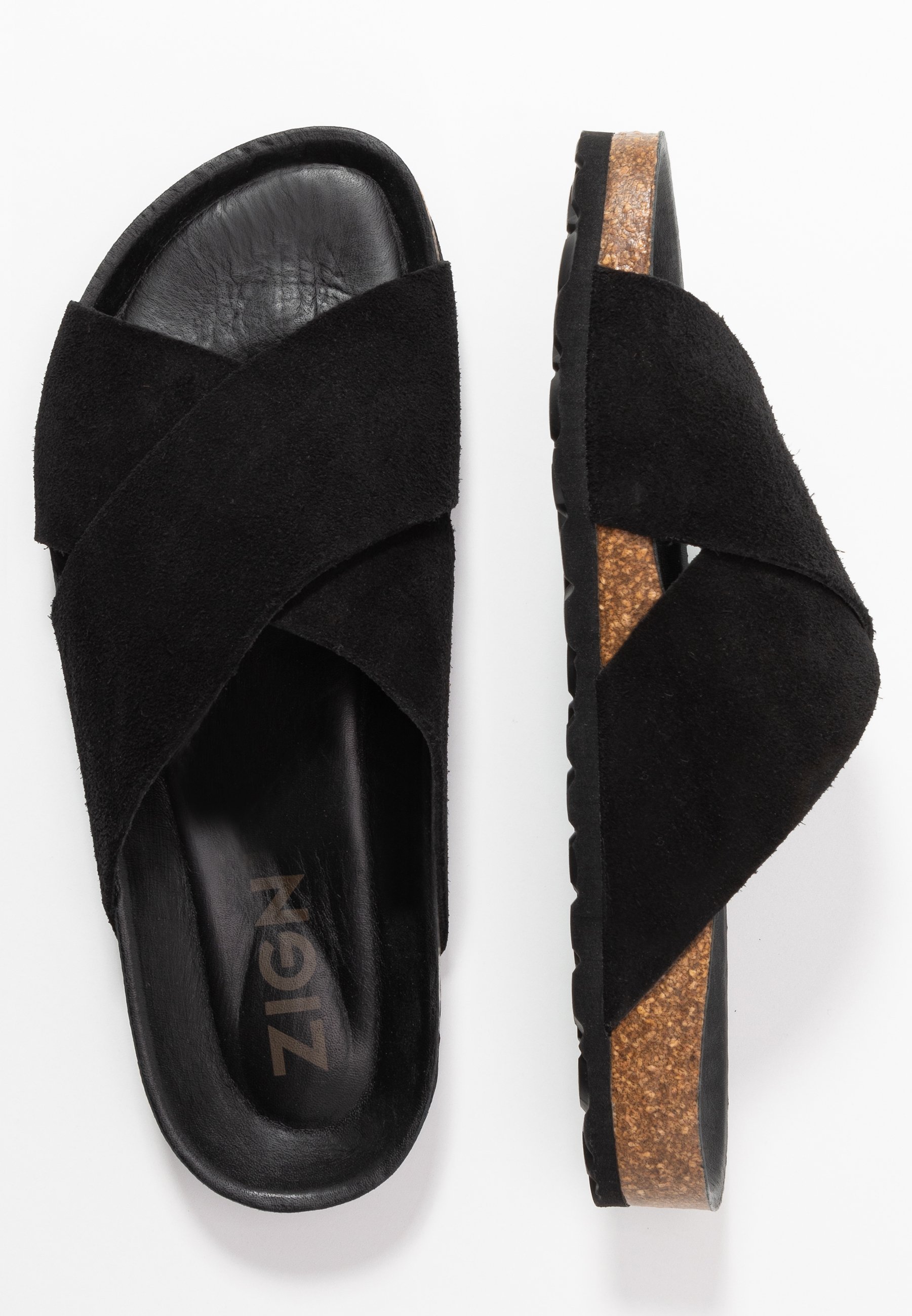 Zign LEATHER - Mules - nere