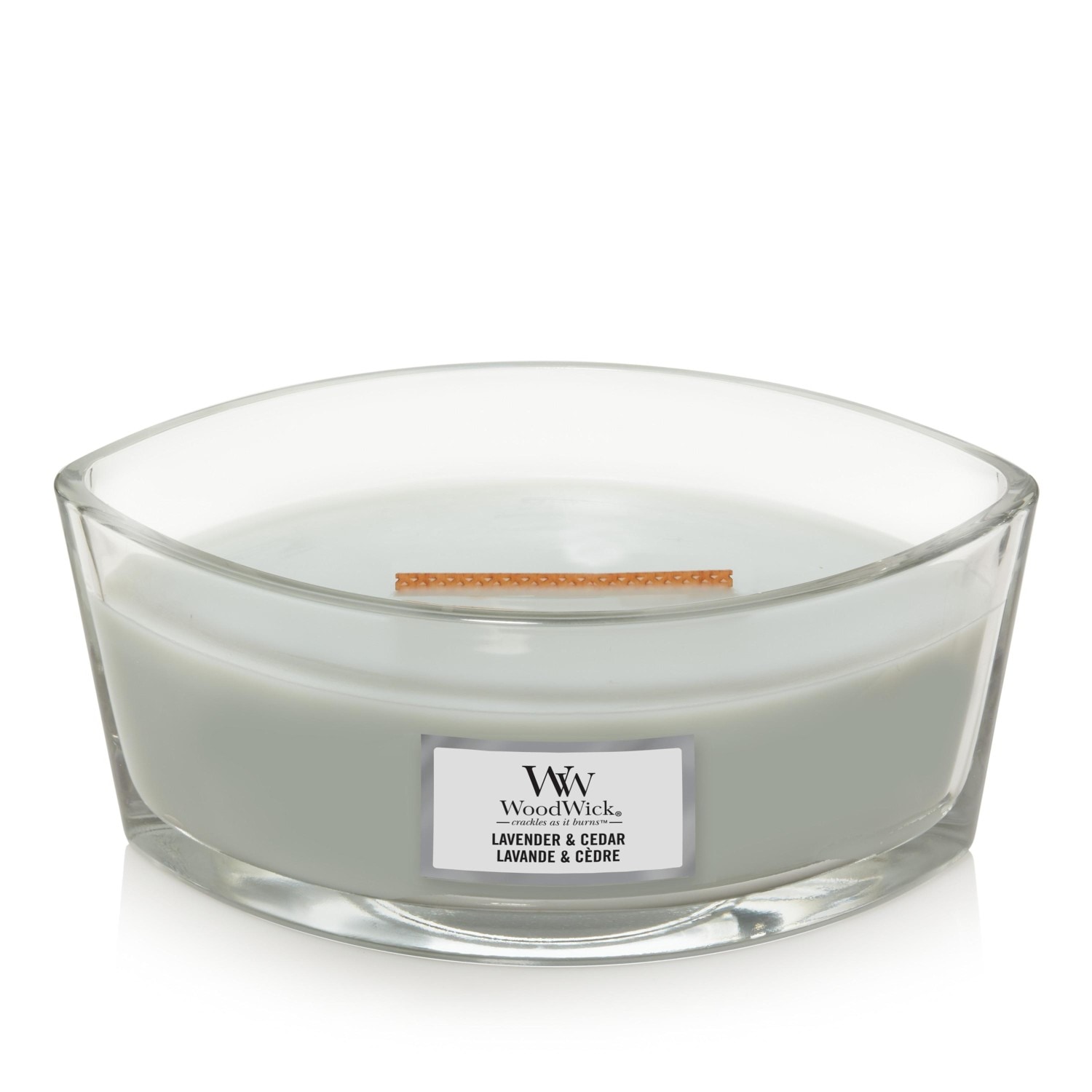 WoodWick Duftkerze Lavendel & Zeder - 454 g