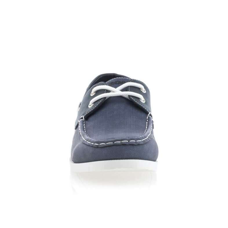 Blaue Herren-Loafer/Bootsschuhe