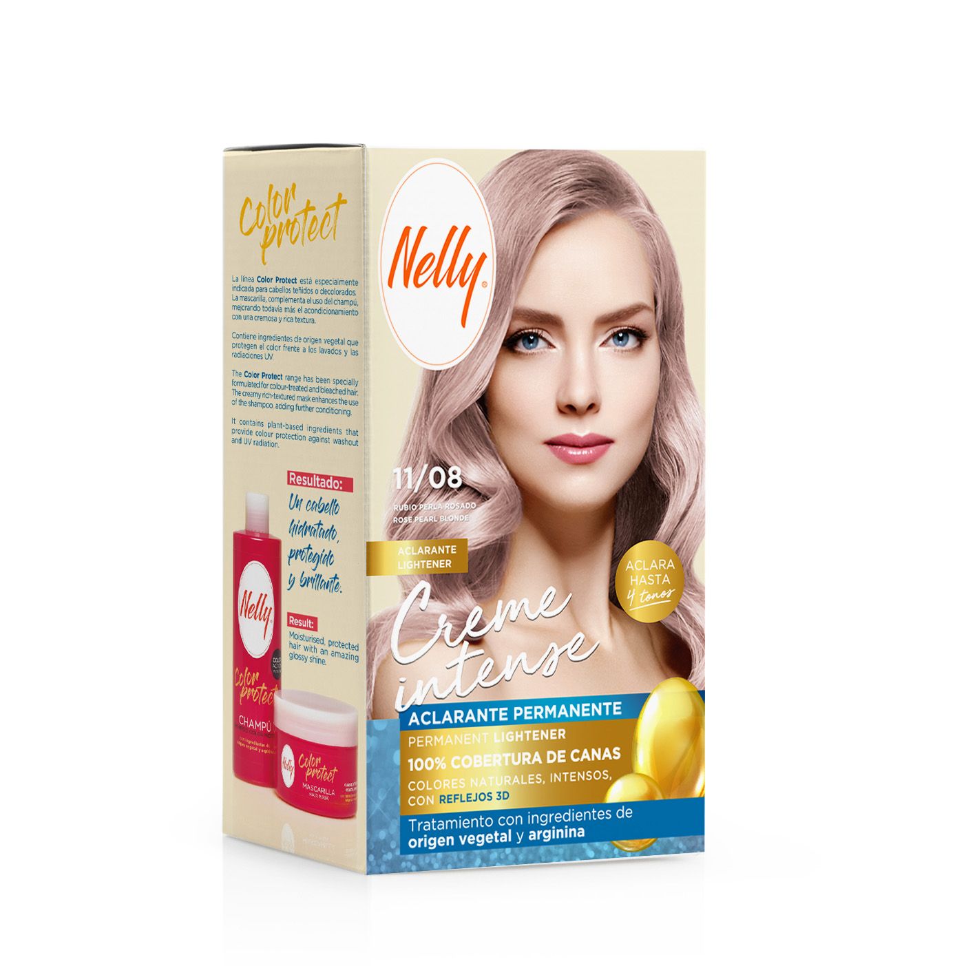 Creme Intense Trajni posvjetljujući šampon 11/08 Biserno ružičasta plava