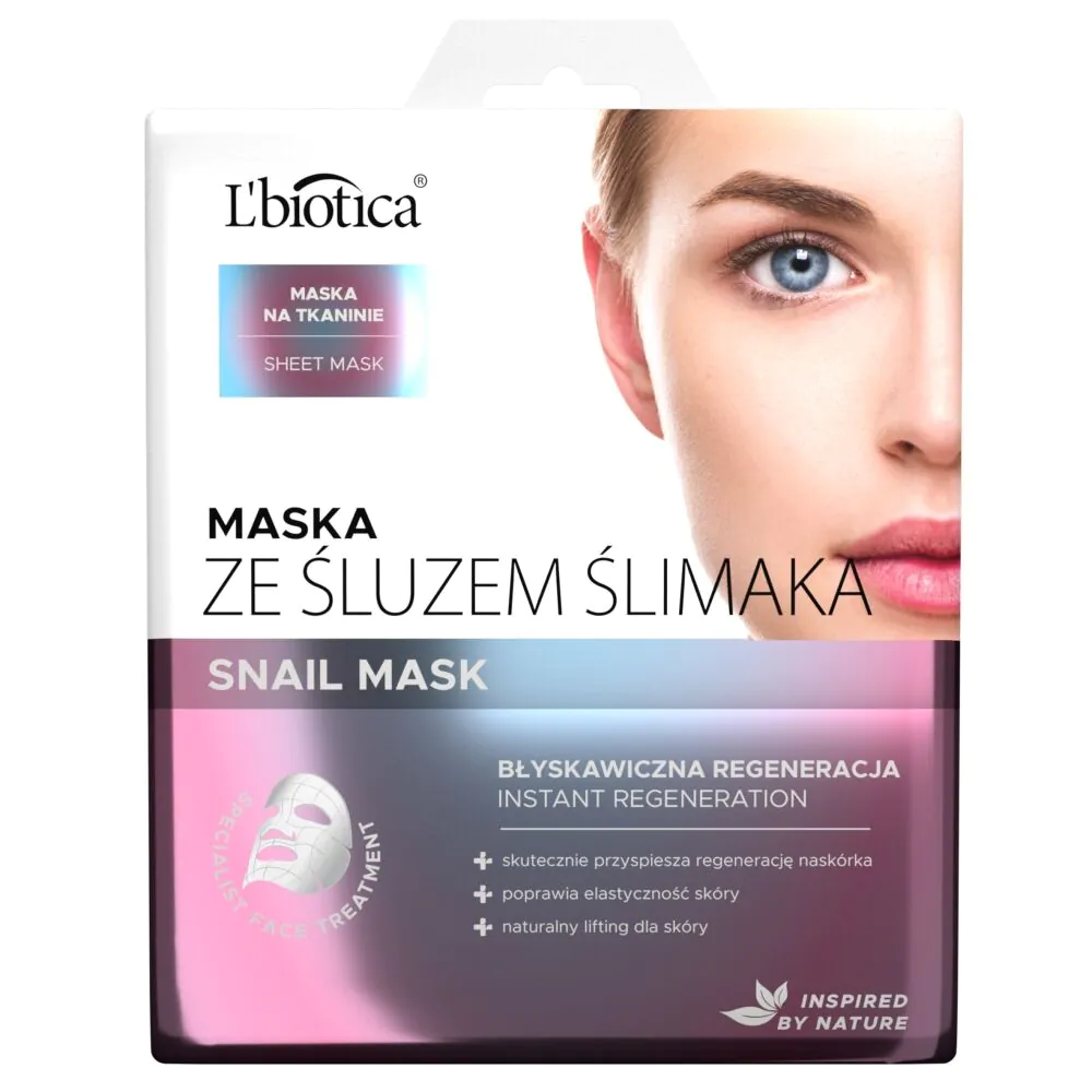 L'biotica Maska ze śluzem ślimaka, Błyskawiczna Regeneracja