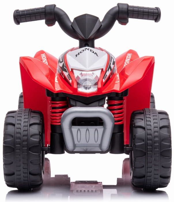 Coche eléctrico infantil Honda H3 TRX Quad para niños de 18 a 36 meses - 6V 4.5Ah - Luz LED - Señal acústica - Rojo