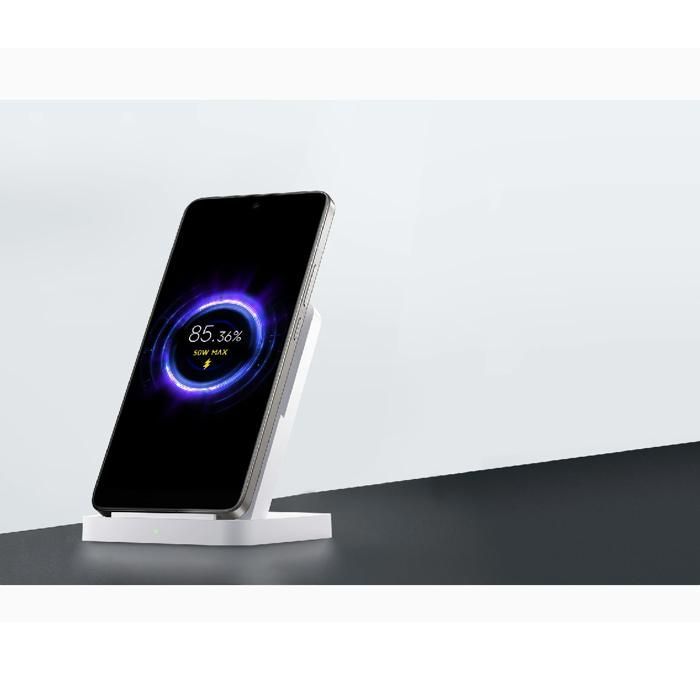 Wireless charger - XIAOMI - Mi Wireless Charging Stand Pro - 50W - Portable - White
